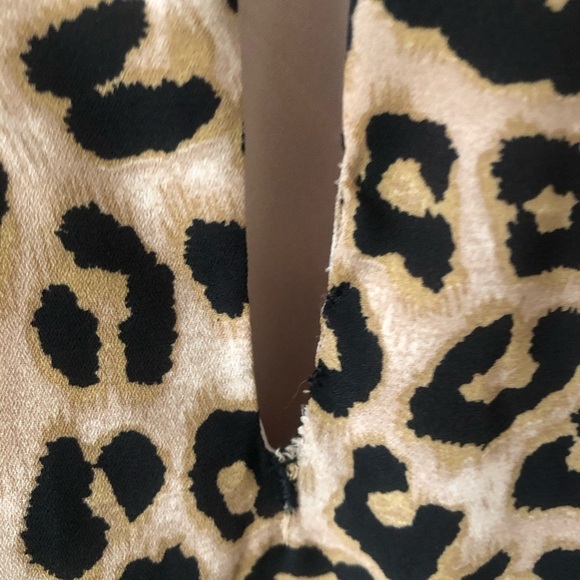 AVEC LES FILLES Leopard Mock Neck Dress - Picture 5 of 7